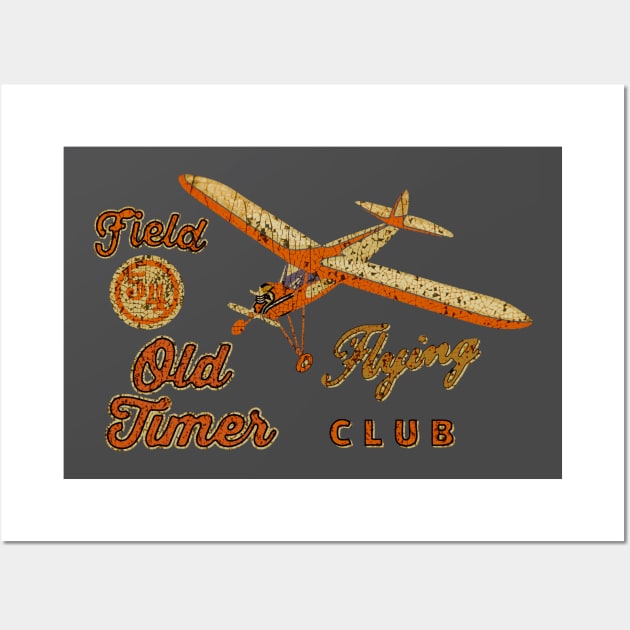 Oldtimer Flying Club RC planes Wall Art by Midcenturydave